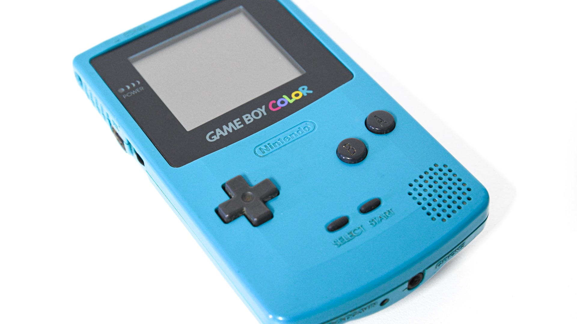 Game Boy Color (Teal) - videogamesmuseum.org